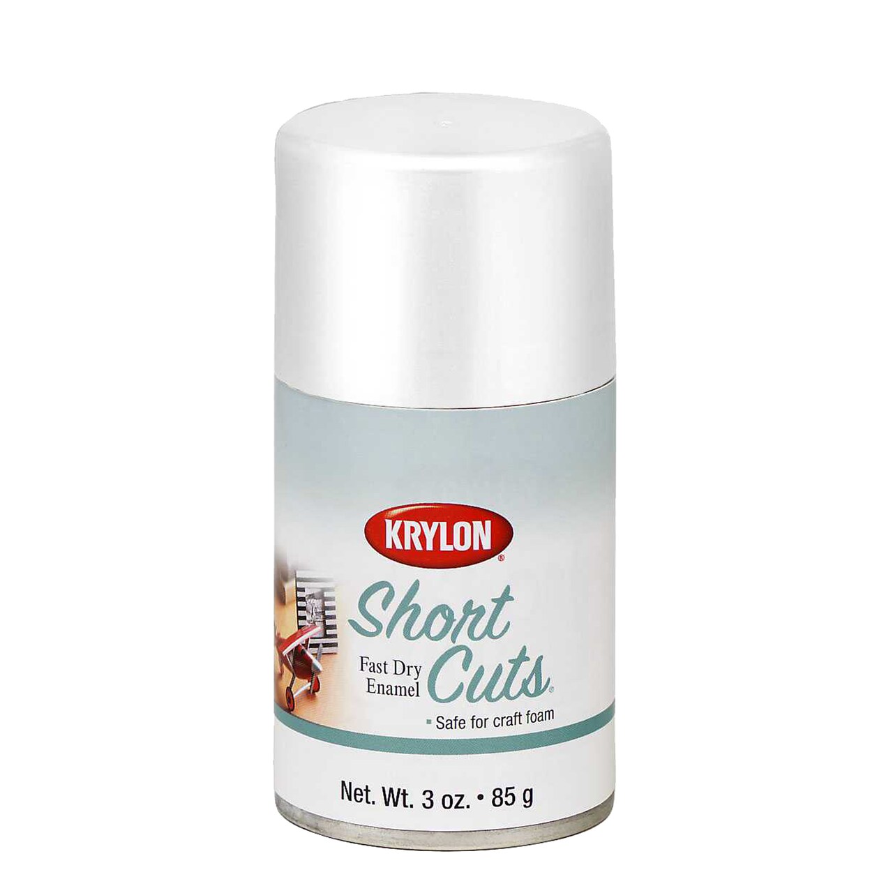 Krylon Short Cuts Spray Paint, 3 oz., Gloss White